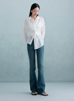 Load image into Gallery viewer, Tencel Twist Shirt in White
