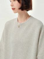 Load image into Gallery viewer, Oversized Raglan Sweater in Grey
