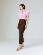 Load image into Gallery viewer, Flair Ribbon Top in Pink