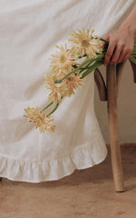 Load image into Gallery viewer, Eyelet Tie Strap Sun Dress in White