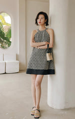 Load image into Gallery viewer, Embroidered Print Mid Dress in Multi