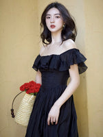 Load image into Gallery viewer, [Ready Stock] Tencel 2-Way Ruffle Dress - M
