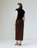 Load image into Gallery viewer, Giselle Knitted Top in Black