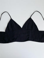 Load image into Gallery viewer, Korean Tie Back Camisole in Black