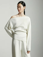 Load image into Gallery viewer, Toga Knit Sweater in White