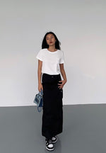 Load image into Gallery viewer, Mini Pocket Tee in White