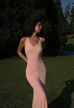 Load image into Gallery viewer, Racer Back Tank Maxi Dress in Pink
