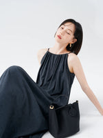 Load image into Gallery viewer, Cami Tent Dress in Navy