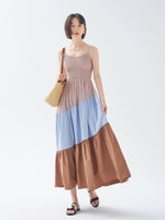 Load image into Gallery viewer, Block Colour Cami Maxi Dress in Multi