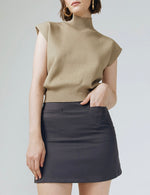Load image into Gallery viewer, Giselle Knitted Top in Taupe