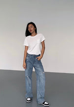 Load image into Gallery viewer, Mini Pocket Tee in White