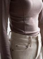 Load image into Gallery viewer, Side Line Turtleneck Top in Purple