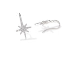 Load image into Gallery viewer, Long Star Sparkle Earrings