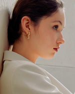 Load image into Gallery viewer, Heart Loop Earrings