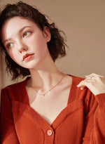 Load image into Gallery viewer, Set of 4 Rose Gold Diamante Rings