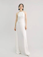 Load image into Gallery viewer, Beaded Cami Gown in White