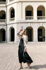 Load image into Gallery viewer, Sandstone Tie Maxi Dress in Black- S/M/L/XL