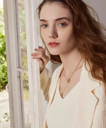 Load image into Gallery viewer, Double Chain Square Pendant Necklace