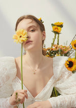 Load image into Gallery viewer, Diamante Clover Stud Earrings