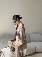 Load image into Gallery viewer, Wide Leg Hook Trousers in Mocha