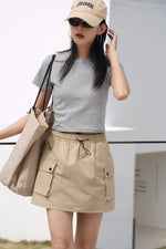 Load image into Gallery viewer, Classic Cropped Tee in Grey