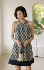 Load image into Gallery viewer, Embroidered Print Mid Dress in Multi