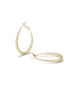 Load image into Gallery viewer, Large Oval Hoop Earrings