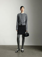 Load image into Gallery viewer, Classic Wool Blend Round Neck Cardigan in Grey