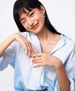 Load image into Gallery viewer, Pearl Loop Drop Earrings