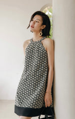 Load image into Gallery viewer, Embroidered Print Mid Dress in Multi