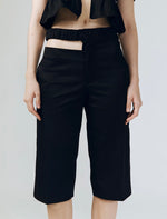 Load image into Gallery viewer, Irina Cutout Shorts in Black