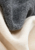 Load image into Gallery viewer, Classic Wool Blend Round Neck Cardigan in Grey