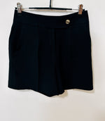 Load image into Gallery viewer, 엘라 Korean Boheme Linen Shorts in Black