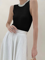 Load image into Gallery viewer, Off Shoulder Foldover Top in Grey