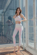 Load image into Gallery viewer, High Rise Watercolour 7/8 Leggings in Multi