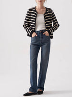 Load image into Gallery viewer, Straight Leg Stretch Jeans in Blue