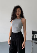 Load image into Gallery viewer, Classic Round Tank Top in Grey