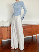 Load image into Gallery viewer, Multi-Way Shirring Top in Blue