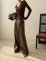 Load image into Gallery viewer, Ribbed Braid Top in Brown