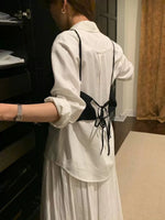 Load image into Gallery viewer, Korean Tie Back Camisole in Black