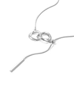 Load image into Gallery viewer, Double Loop Drop Necklace