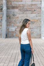 Load image into Gallery viewer, Korean Linen Vest in Off White