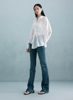 Load image into Gallery viewer, Tencel Twist Shirt in White