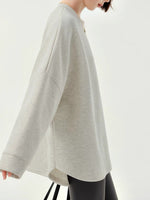 Load image into Gallery viewer, Oversized Raglan Sweater in Grey