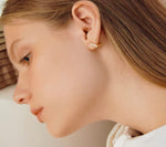 Load image into Gallery viewer, Square Diamante Earrings