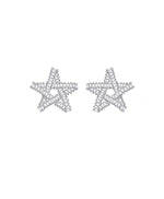 Load image into Gallery viewer, Interwoven Star Stud Earrings