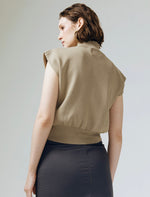Load image into Gallery viewer, Giselle Knitted Top in Taupe