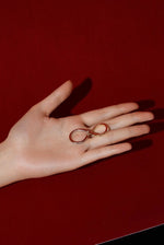 Load image into Gallery viewer, Gold Point Diamante Ring