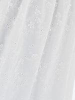 Load image into Gallery viewer, Floral Eyelet Midi Dress in White