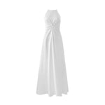 Load image into Gallery viewer, Twist Cami Pocket Maxi Gown in White